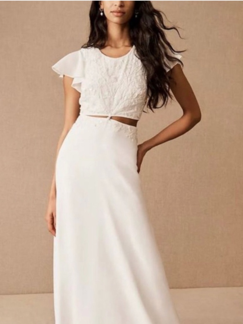 BHLDN Bo & Luca Emory Two Piece Set Wedding Gown